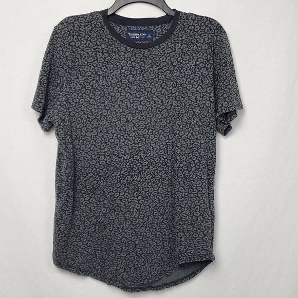 Abercrombie & Fitch Large Navy Floral Top - Picture 2 of 7